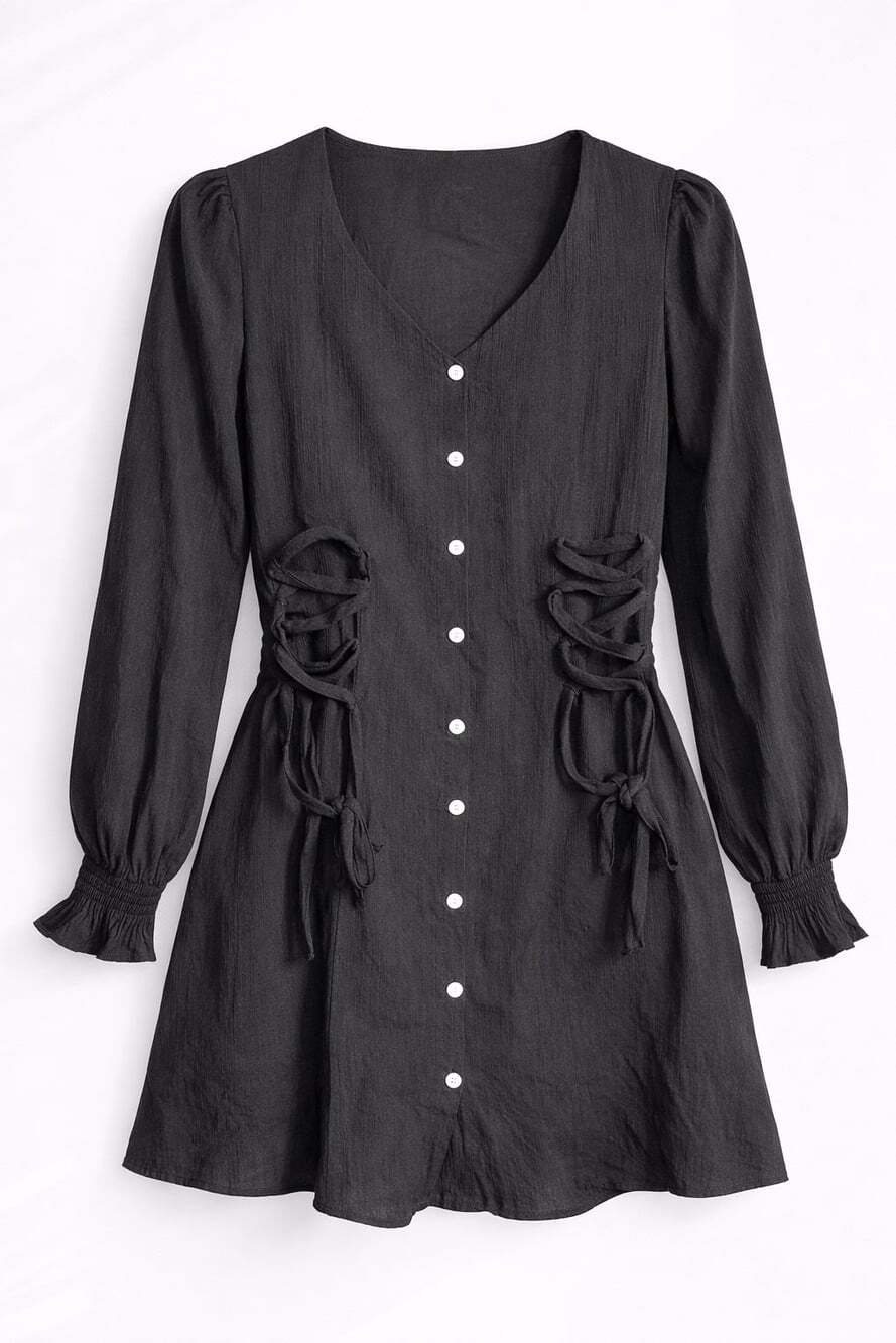 Peach Love Size M New in the Package Black Dress